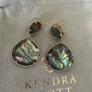 Kendra Scott Penny Abalone Clip-on Earrings
